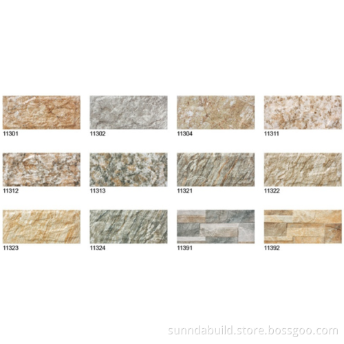 premium quality modern design house Roughness wear resistant stone tiles and marbles exterior wall floor clinker tile